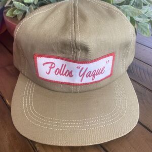 NOS Vintage Pollos Yaque Snapback‎ Hat Chicken Processing Industry Patch Unique